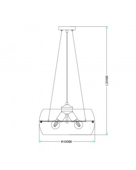 Подвесная люстра Zumaline MERANO RLD931031-3-foto2