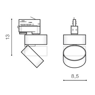 Трековый светильник Azzardo Mona Track 3 AZ4541-foto5
