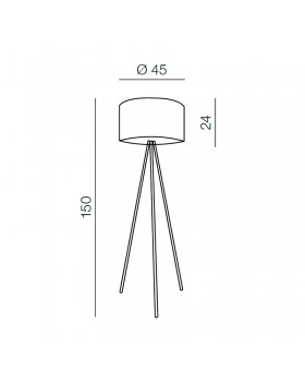 Торшер Azzardo Finn AZ2967-foto3