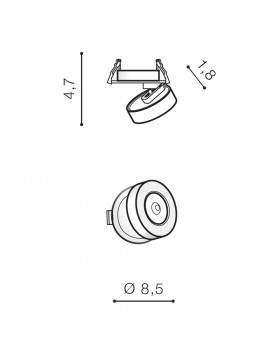 Встраиваемый светильник Azzardo Frida AZ4523-foto4