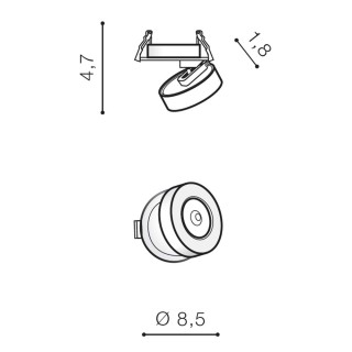 Встраиваемый светильник Azzardo Frida AZ4523-foto4