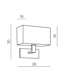 Настенный светильник Azzardo Martens wall AZ1525-foto2