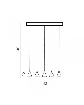 Подвесной светильник Azzardo Dalmatia 5 AZ2848-foto3
