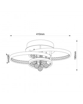 Потолочная люстра Zumaline CASTI 18143-foto2