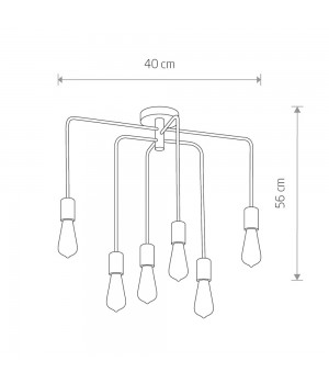 Потолочная люстра Nowodvorski Axis 9296-foto7