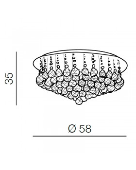 Потолочная люстра Azzardo Bolla 58 AZ1288-foto2