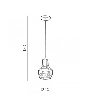 Подвесной светильник Azzardo Carron 1 AZ1659-foto2