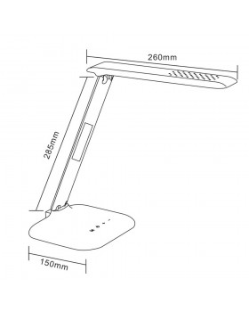 Светодионая настольная лампа Zumaline DESK LAMP LED H1408S-BCK-foto2