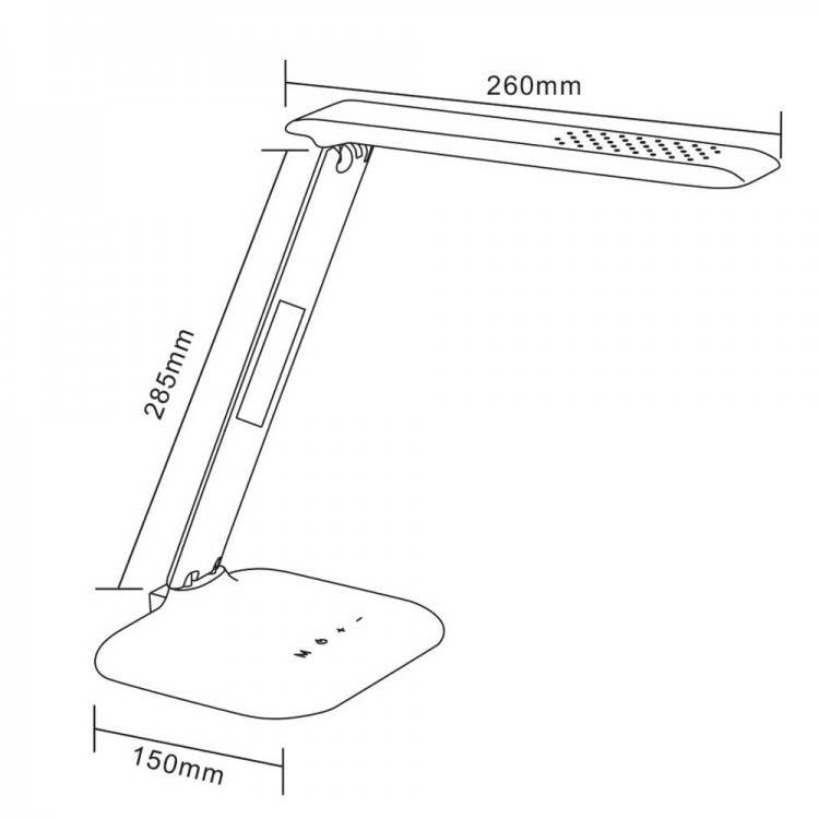 Светодионая настольная лампа Zumaline DESK LAMP LED H1408S-BCK