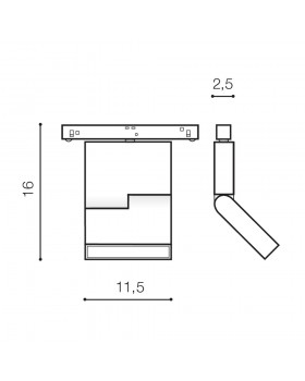 Трековый светильник Azzardo Aldo Track Magnetic AZ4626-foto4