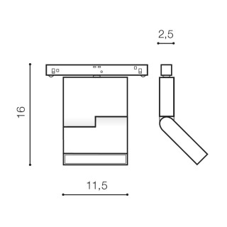 Трековый светильник Azzardo Aldo Track Magnetic AZ4625-foto5