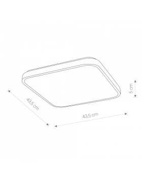 Потолочный cветильник Nowodvorski Agnes Square Led 8110-foto2