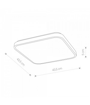 Потолочный cветильник Nowodvorski Agnes Square Led 8110-foto2