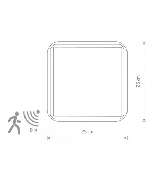 Настенно-потолочныйк с датчиком движения Nowodvorski Tahoe Sensor 8831-foto2