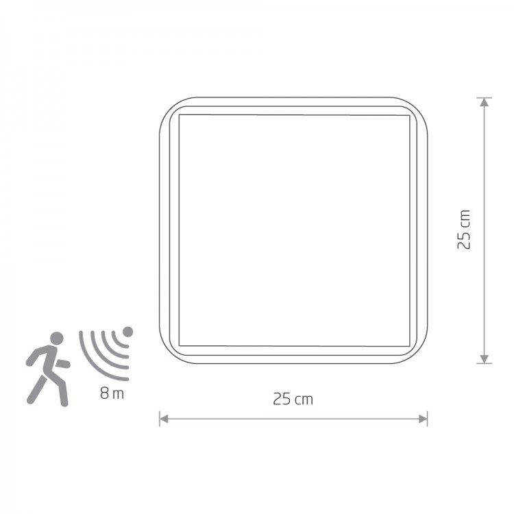 Настенно-потолочныйк с датчиком движения Nowodvorski Tahoe Sensor 8830