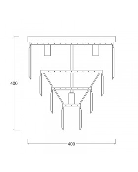 Потолочная люстра Zumaline Amedeo FC17106/4+1 -GLD-foto3