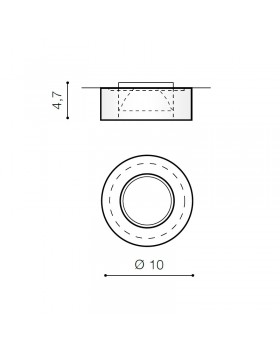Встраиваемый светильник Azzardo Vektor Round AZ1494-foto3