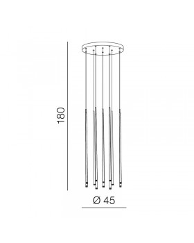 Подвесная люстра Azzardo Louise AZ3422-foto2