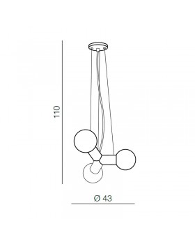 Подвесная люстра Azzardo Pope AZ3170-foto3