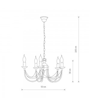Подвесная люстра Nowodvorski Ares 205-foto2