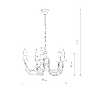 Подвесная люстра Nowodvorski Ares 205-foto2