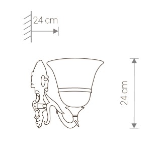 Бра Nowodvorski Korynt 3367-foto2