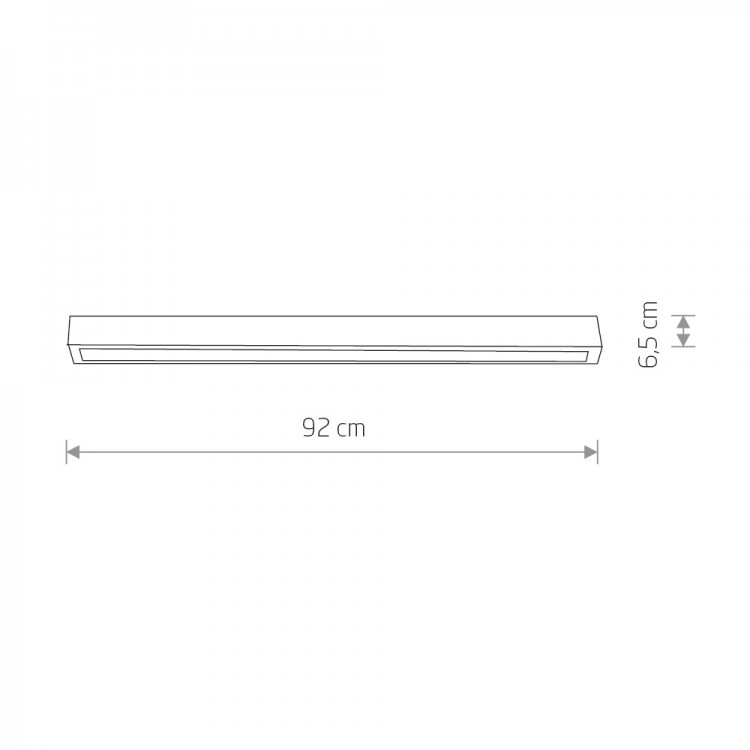 Потолочный cветильник Nowodvorski Straight Ceiling Led M 7553