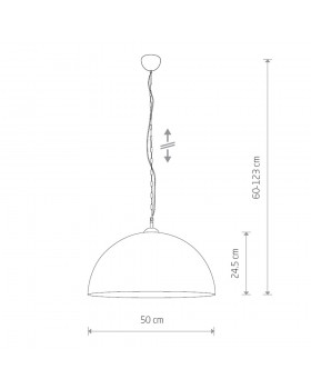 Подвесной светильник Nowodvorski Hemisphere Rust L 6368-foto7