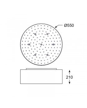 Потолочная люстра Zumaline BLINK C0173-07W-B5B3-foto2