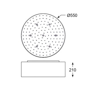 Потолочная люстра Zumaline BLINK C0173-07W-B5B3-foto2