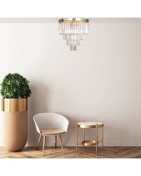 Потолочная люстра Zumaline Amedeo FC17106/4+1 -GLD-foto2