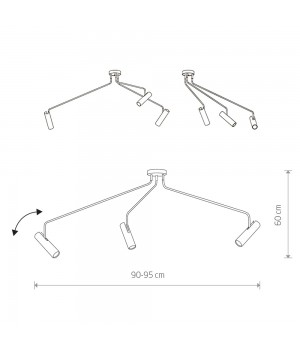 Потолочный cветильник Nowodvorski Eye Super 6504-foto7