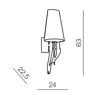 Настенный светильник Azzardo Diablo AZ1343-foto2