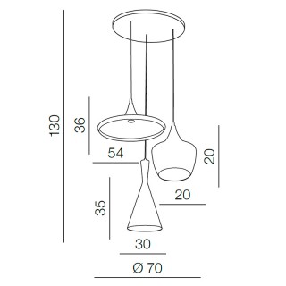 Подвесная люстра Azzardo Mix AZ1339-foto2