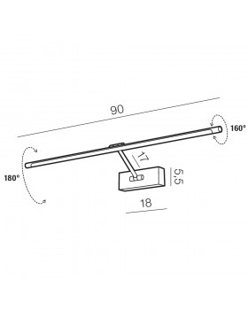 Подсветка для картин Azzardo Davinci 90 AZ4264-foto3