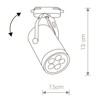Трековый светильник Nowodvorski Store Led 5947-foto2