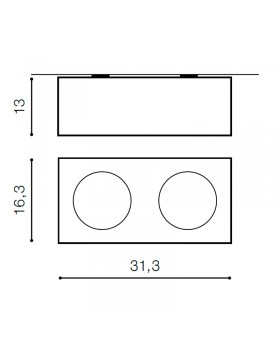 Накладной светильник Azzardo Paulo 2 230V AZ0961-foto2
