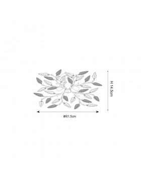 Потолочная люстра Zumaline LIA P749A-foto2