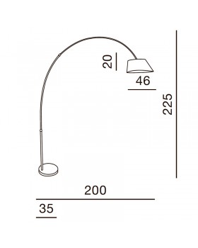 Торшер Azzardo Bard AZ1125-foto2