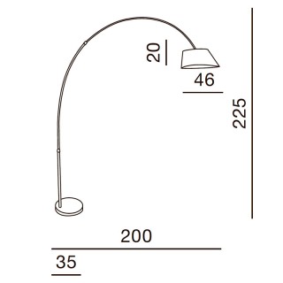 Торшер Azzardo Bard AZ1125-foto2