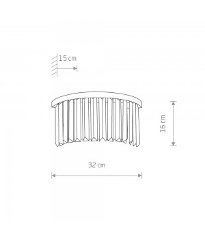 Настенный светильник Nowodvorski Cristal 7632-foto3