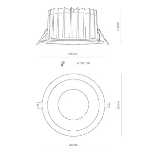 Встраиваемый светильник Nowodvorski Kea Led 8768-foto7