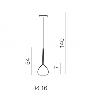 Подвесной светильник Azzardo Aga 1 AZ1062-foto3