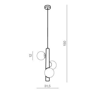 Подвесная люстра Azzardo Cortega AZ4424-foto5