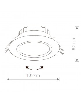 Встраиваемый светильник Nowodvorski Eol Led 8990-foto2