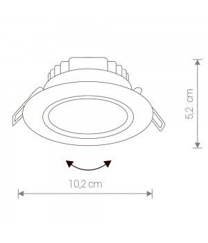 Встраиваемый светильник Nowodvorski Eol Led 8990-foto2
