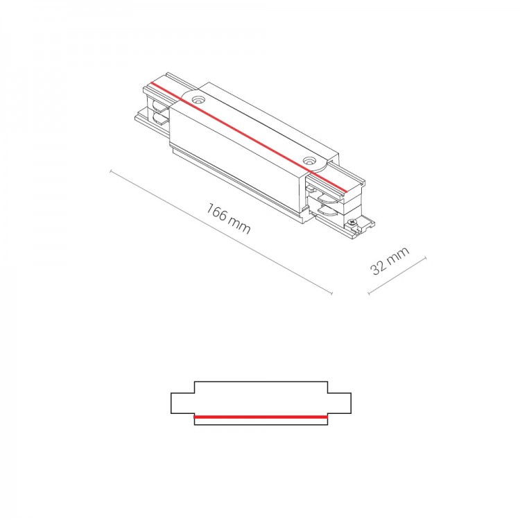 Коннектор прямой Nowodvorski Ctls Power 8707