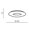Потолочный светильник Azzardo Donut Top 60 CCT AZ2669