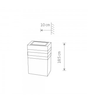 Уличный настенный светильник Nowodvorski Rio 4423-foto2