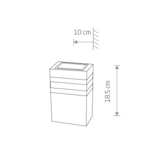 Уличный настенный светильник Nowodvorski Rio 4423-foto2
